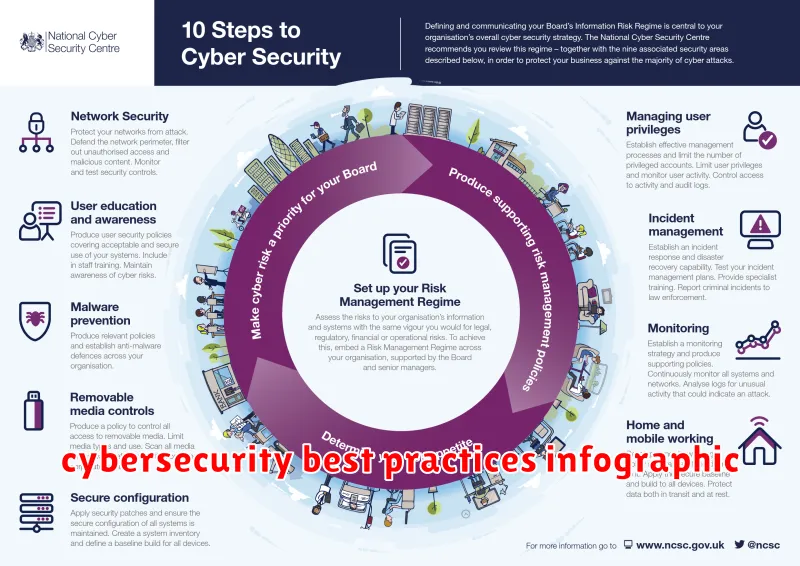 cybersecurity best practices infographic